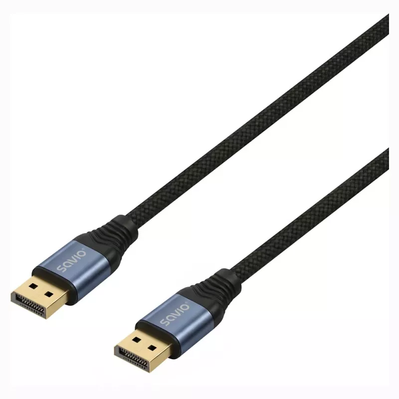 SAVIO CL-210 DisplayPort 2.1 Cable 2m Black