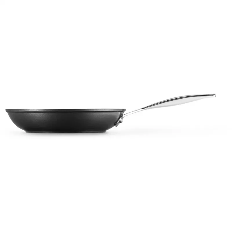 Le Creuset Toughened Non-Stick Shallow Frying Pan, 28 cm, Black