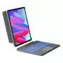 Inateck Keyboard Case for iPad 10th Gen (10.9-inch, 2022) with Trackpad and Backlight - Gray