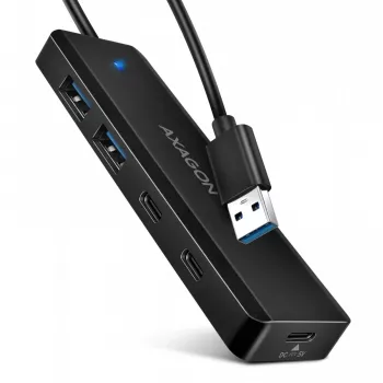 i-tec Axagon HUE-C2A USB-C Hub 4-Port 5 Gbps 2x USB-A + 2x USB-C with Power Delivery