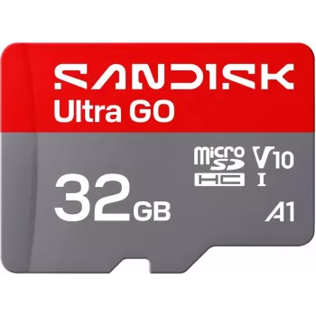 SanDisk Ultra GO microSDHC 32 GB UHS-I Memory Card, 120 MB/s Read, V10, A1