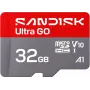 SanDisk Ultra GO microSDHC 32 GB UHS-I Memory Card, 120 MB/s Read, V10, A1