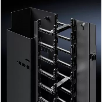 Rittal VX IT Cable Routing Channel 42U Rack Mountable RAL 9005