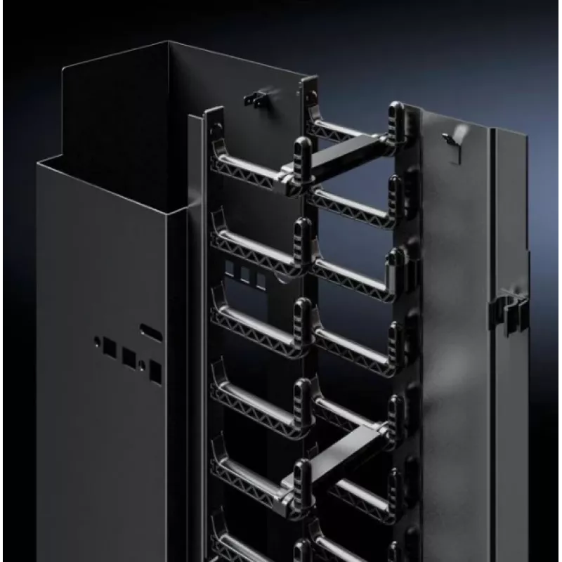 Rittal VX IT Cable Routing Channel 42U Rack Mountable RAL 9005