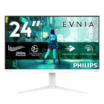 Philips Evnia 3000 24M2N3201P/00 23.8 inch IPS Full HD 180Hz Gaming Monitor White