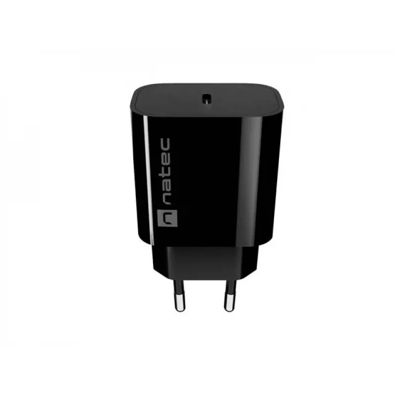 NATEC Ribera USB-C Wall Charger 20W Black