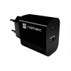NATEC Ribera Wall Charger 1x USB-A + 1x USB-C 20W Black