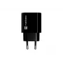 NATEC Ribera Wall Charger 1x USB-A + 1x USB-C 20W Black