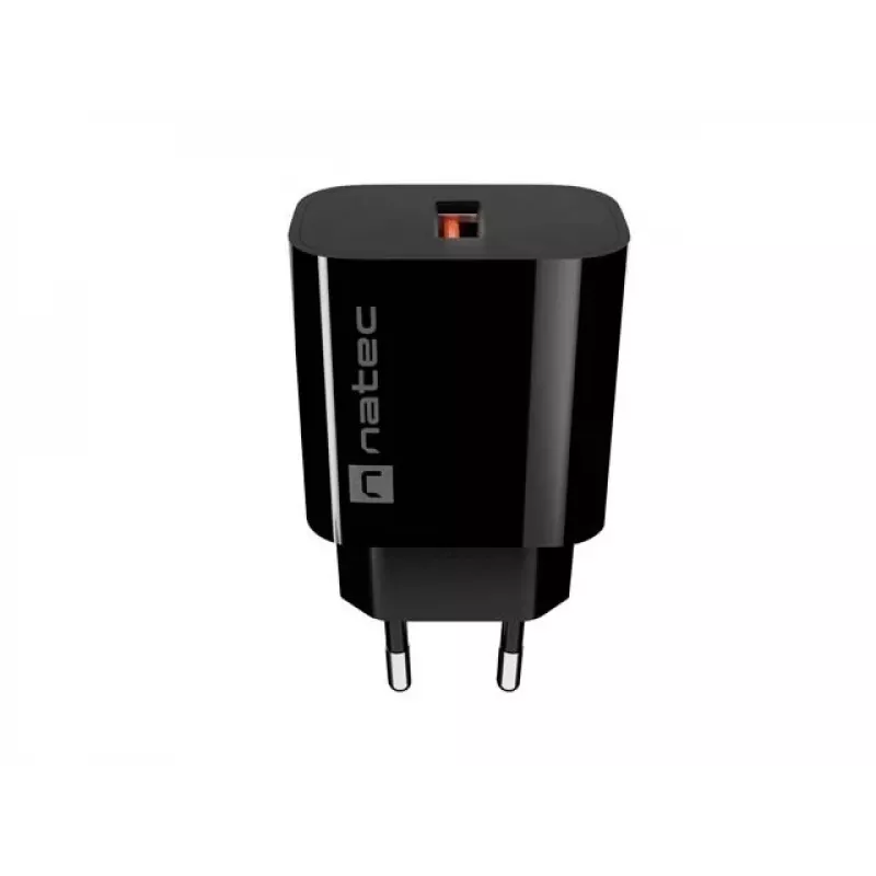Natec Ribera USB-A Wall Charger 18W Black