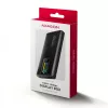 AXAGON EEM2-SD2B External Enclosure 10Gbps M.2 NVMe/SATA SSD with LED Display, USB-C, Black