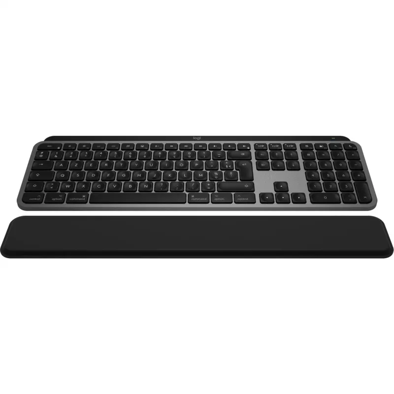 Logitech Master Series MX Keys S Combo for Mac - Wireless Keyboard and Mouse Set - Full Size - Backlit - AZERTY French - Space Gray (920-012841)