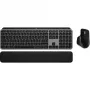 Logitech Master Series MX Keys S Combo for Mac - Wireless Keyboard and Mouse Set - Full Size - Backlit - AZERTY French - Space Gray (920-012841)