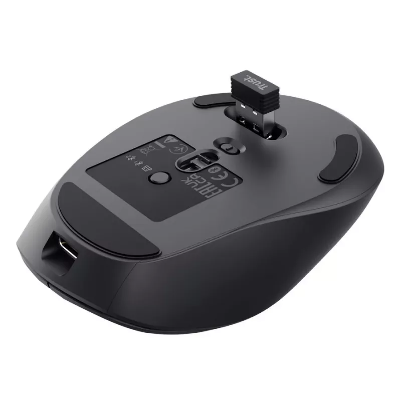 Trust Zevo Fast Recharge Multi-Wireless Mouse Black