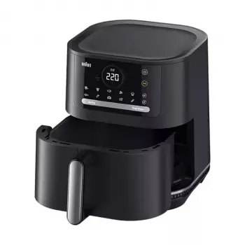 Braun Household 2-in-1 Hot Air Fryer MultiFry 5 HF 5054I (Black, 2000 W, 6.0 L Basket)