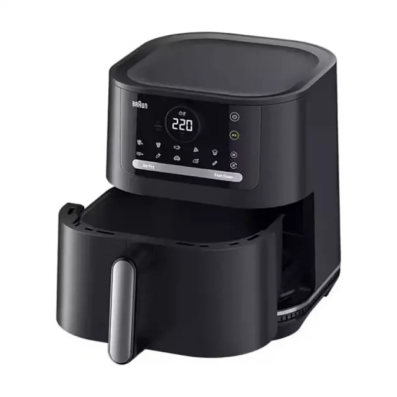 Braun Household 2-in-1 Hot Air Fryer MultiFry 5 HF 5054I (Black, 2000 W, 6.0 L Basket)