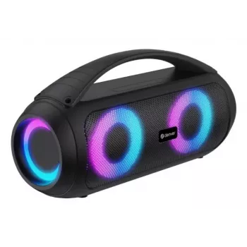 Denver BTG-618 Portable Bluetooth Party Speaker 200W with LED Lights, Black