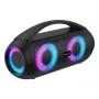 Denver BTG-618 Portable Bluetooth Party Speaker 200W with LED Lights, Black