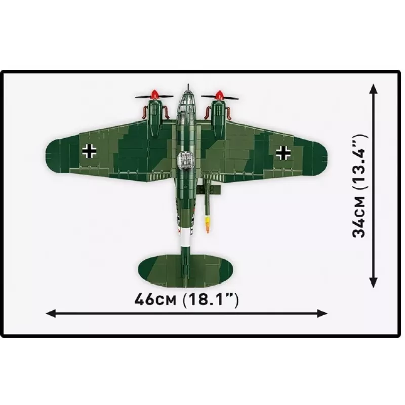 COBI Heinkel HE 111 H-22 with V1 Flying Bomb Construction Blocks Set 927 Pieces