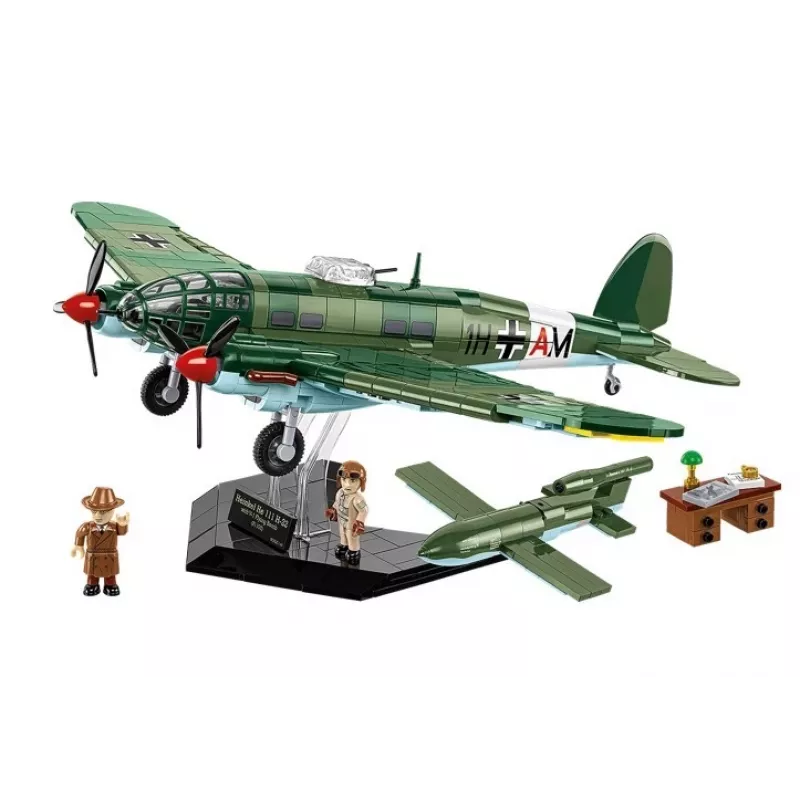COBI Heinkel HE 111 H-22 with V1 Flying Bomb Construction Blocks Set 927 Pieces