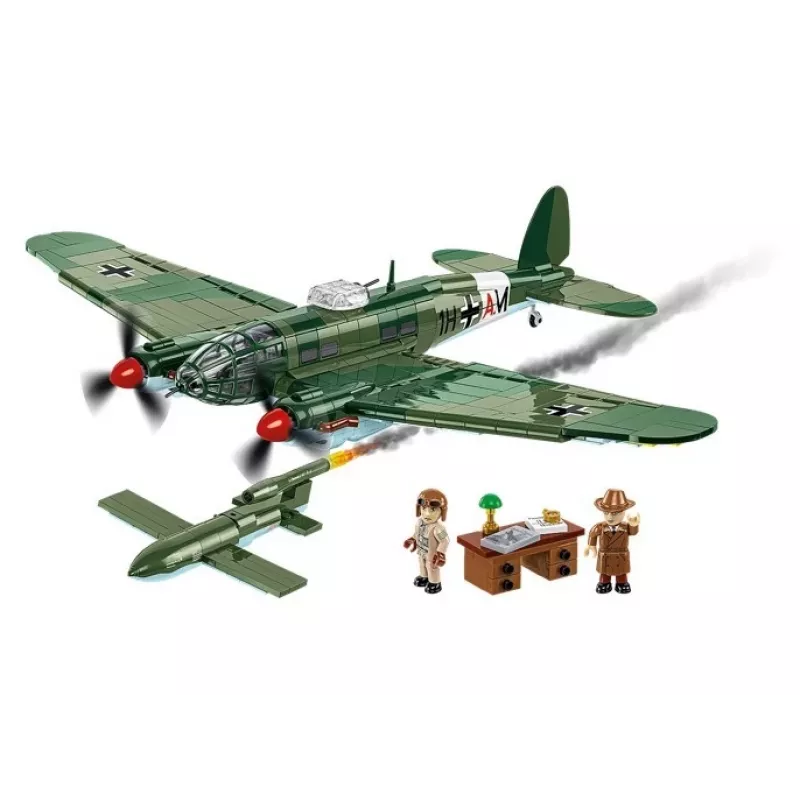 COBI Heinkel HE 111 H-22 with V1 Flying Bomb Construction Blocks Set 927 Pieces