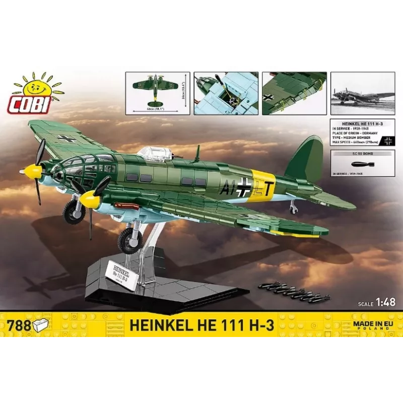 COBI Blocks Heinkel HE 111 H-3 788 pcs.