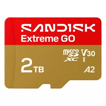 SanDisk Extreme Go microSD UHS-I 2TB 240MB/s Memory Card