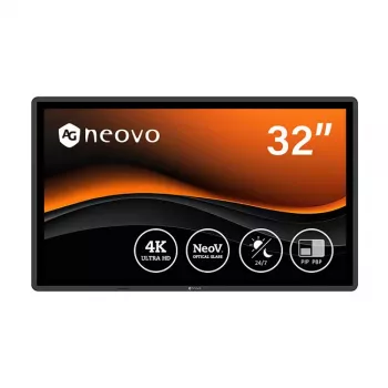 AG Neovo QX3202 32 inch 4K UHD MVA LED Monitor 3840x2160 350cd/m² 1000:1 5ms Black