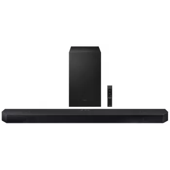 Samsung HW-Q600H 3.1.2 Channel Soundbar with Wireless Subwoofer, Dolby Atmos, DTS:X, Bluetooth, Black