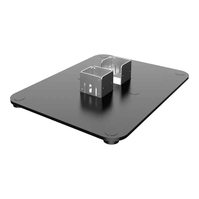 Elo Touch Solutions Elo Wallaby Pro Self-Service Double Base - Mounting Component (Base Plate) - Black/Silver