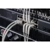 DIGITUS CAT 6A F-FTP Angled Patch Cable, Copper, 1.5 m, Grey, 10 Pieces