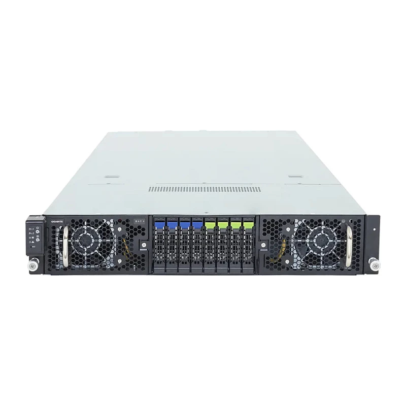 Gigabyte G294-Z21-AAP2 2U Rack Server, Single Socket SP5, AMD EPYC 9004, 12x DDR5, 8x PCIe Gen5, 2x 2200W Redundant PSU