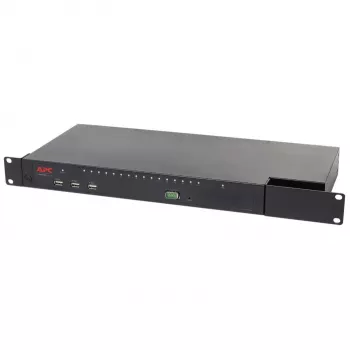 APC KVM1116R KVM Switch - 1 Local User, 16 Ports, VGA, USB, 1U Rackmount