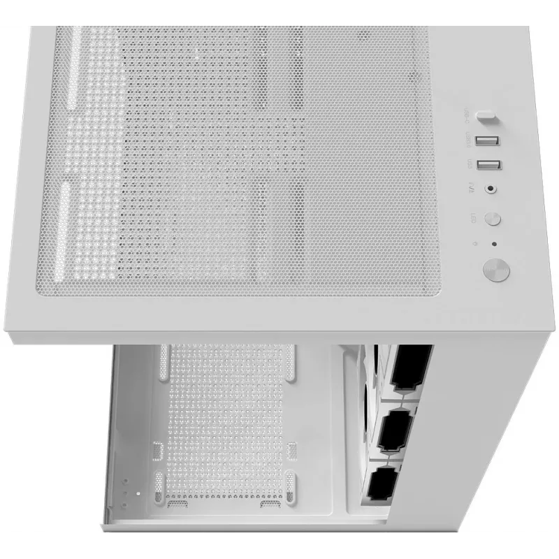 Krux Atron White Mid-Tower PC Case with Tempered Glass