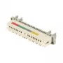 EFB-Elektronik LSA Disconnection Strip 2/10 to 10DA for Round Bar Mounting, without Color Code (46005.2)