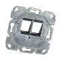 EFB Elektronik ET-25111K Surface Mount Frame 1-Port for Keystones Pure White RAL 9010