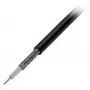 EFB Elektronik RG174 U Coaxial Cable, 50 Ohm, Black
