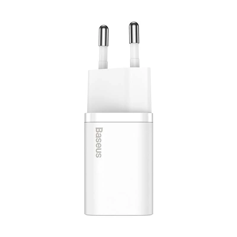 Baseus Super Si Quick Charger 20W USB-C with Cable (White)