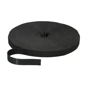 EFB-Elektronik Hook & Loop Cable Tie Roll 20mm Black 25m