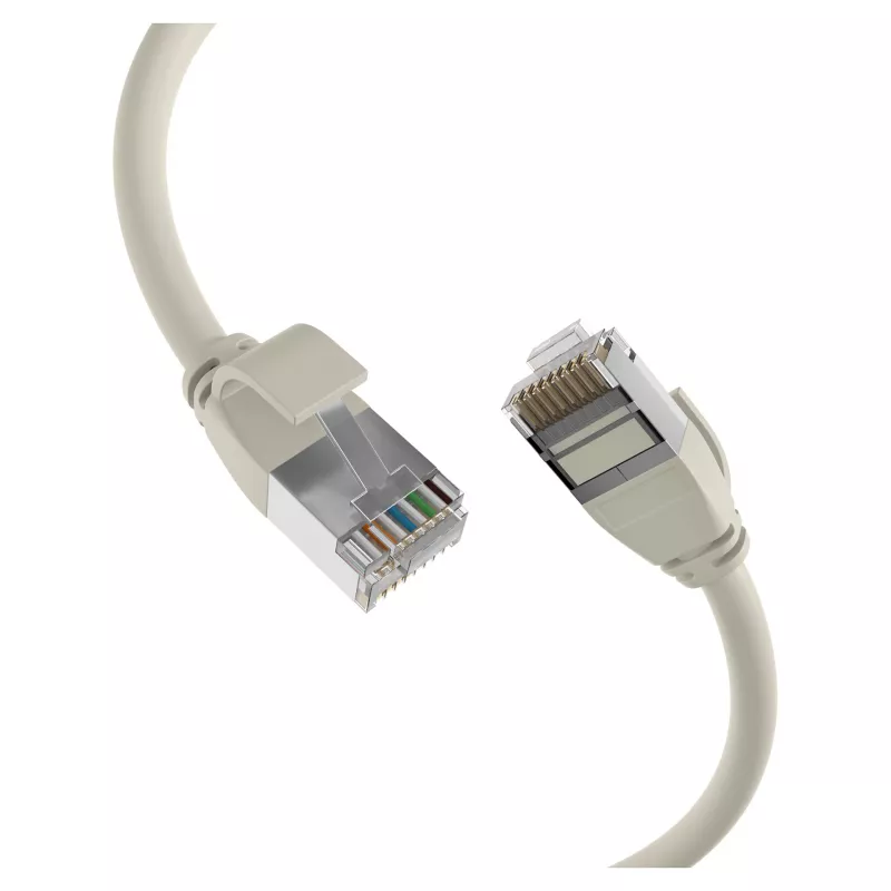 EFB Elektronik RJ45 Patch Cable Cat.6A U/FTP TPE 4mm Ultraflex Grey 2m