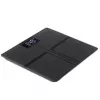 Adler AD 8194s Digital Bathroom Scale, White, Striped Pattern, 180 kg Capacity