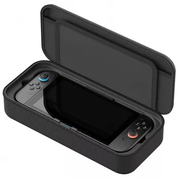 Venom Charging Case for Nintendo Switch 2 - Hard Shell Carry Case with 10,000 mAh Power Bank, Black