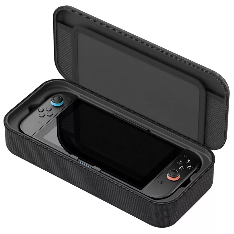 Venom Charging Case for Nintendo Switch 2 - Hard Shell Carry Case with 10,000 mAh Power Bank, Black