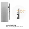Equip 37-86 inch No Drilling TV Wall Mount Bracket with 1 Joint, 60 kg, Black