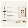 Equip 37-86 inch No Drilling TV Wall Mount Bracket with 1 Joint, 60 kg, Black