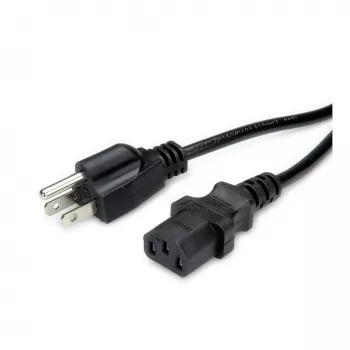 VALUE Power Cable IEC 60320 C13 to NEMA 5-15 (M) 125 V - 1.8 m - Black