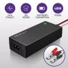 Qoltec 52665 Automatic Battery Charger for AGM GEL STD Batteries, 24V 2A 48W, LED Indicator, 1.8m Cable