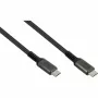 GoodConnections USB-C 2.0 (ST-ST) 0.5m Braided Cable 240W Anthracite