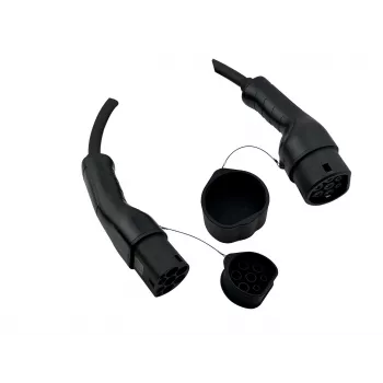 Helos Type 2 EV Charging Cable Mode 3, 11 kW, 5m, Black with Bag