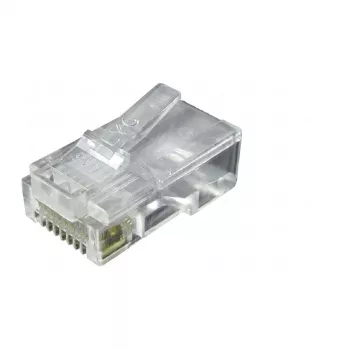 EFB-Elektronik RJ45 UTP Modular Plug E-MO 8/8 SR, 100 Pieces, Transparent