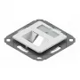EasyLan preLink / fixLink Module Holder, 2x Keystone with Central Plate 9x31.8 mm RAL 9010 (CKVD1D1)